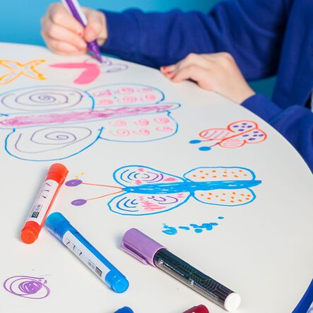 Circular Flip Table Writable H770mm  hi\-res