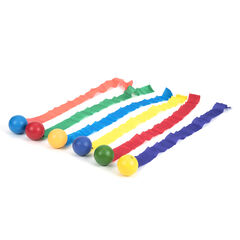 Ribbon Tail Foam Balls 6pk  hi-res