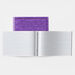 6.5\'\'x 8\'\' Handwriting Book Inter\-ruled Purple 40pg 50pk  hi\-res