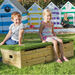 Outdoor Wooden Storage Bench  hi\-res