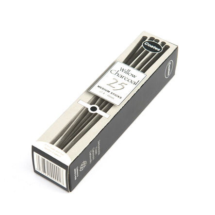 Willow Charcoal Sticks 25pk Medium  hi\-res