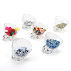 TTS Easy Reach Sorting Sweetie Jar Set Clear 6pcs  hi-res
