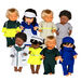 People Who Help Us Dressing Up Dolls Outfits 8pk  hi\-res