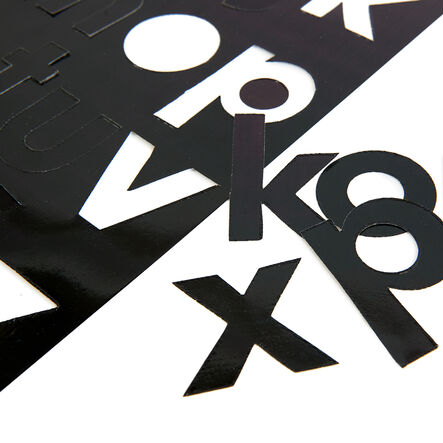 Black Gloss Card Display Letters 310pk  hi\-res