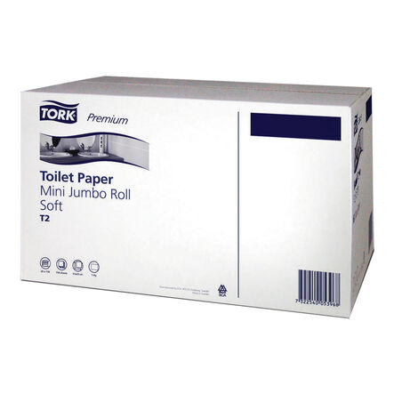 TORK® Premium Mini Jumbo Toilet Rolls 2 Ply 12pk  hi\-res