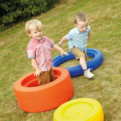 Outdoor Colourful Tyres 3pk  hi-res
