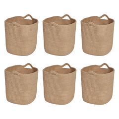 Deep Rope Baskets Pack of 6  hi-res