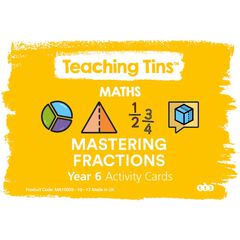 TTS Mastering Fractions Activity Cards Year 6 100pk  hi-res