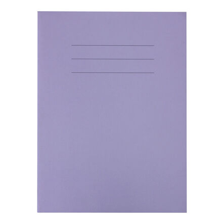 A4 Choice Exercise Book 8mm Ruled Margin Purple 80pg 25pk Purple hi\-res