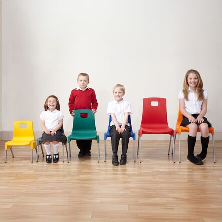 Metalliform ST Chair Seat height 260mm Charcoal Grey  hi\-res