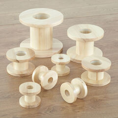 TTS Assorted Outdoor Wooden Reels 8pk  hi-res