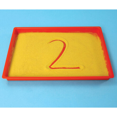 Plastic Coloured Mark Making Messy Art Trays  hi\-res