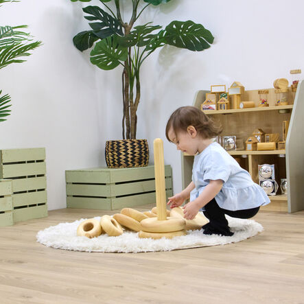 TTS Giant Wooden Stacking Tower Pyramids  hi\-res