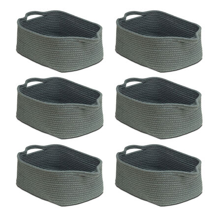 Shallow Rope Baskets Pack of 6  hi\-res