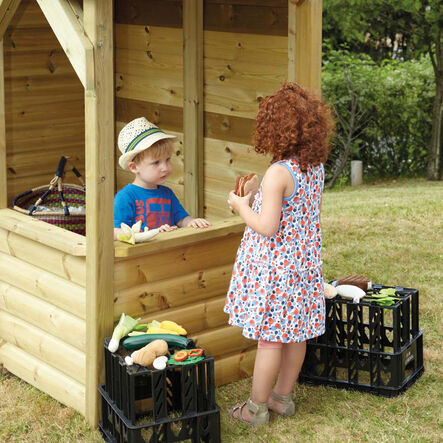 TTS Outdoor Role Playhouse \x26 Storage Centre  hi\-res
