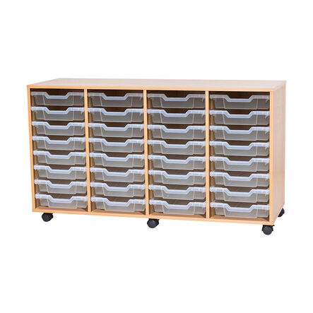 Mobile Quad Tray Storage Unit 32 Trays  hi\-res
