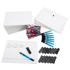 Dry Wipe Double Sided Whiteboards & Accessories 30pk  hi-res