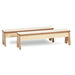 Millhouse Home from Home Role Play Benches 2pk  hi\-res