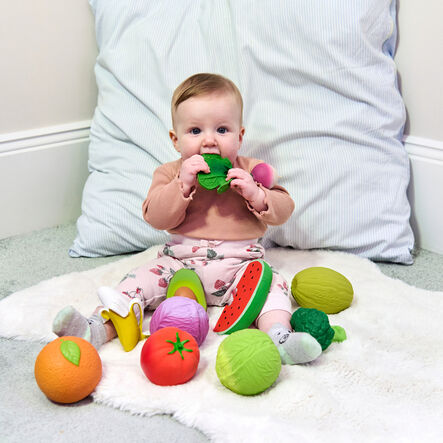 Natural Rubber Toddler Fruit \x26 Veg Chewables  hi\-res