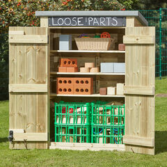 Outdoor Storage Shed with Chalkboard  hi-res