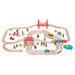 Small World Wooden Rural Road \x26 Rail Set 80pcs  hi\-res