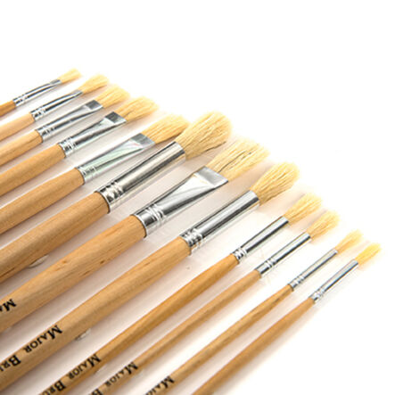 Long Handled Hog Hair Paint Brushes 120pk  hi\-res