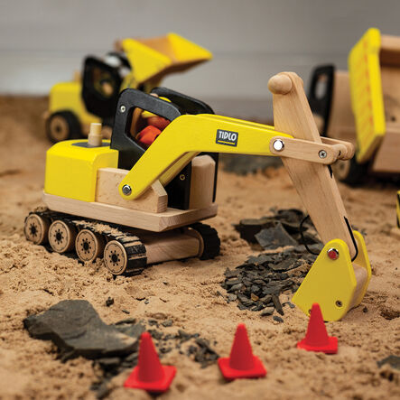 Small World Wooden Construction Site Set  hi\-res