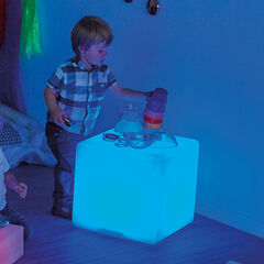 Sensory Colour Changing Light Up Cube  hi-res