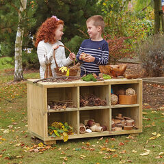 TTS Outdoor Wooden Cube Shelf Storage H55 x L100 x D48cm  hi-res