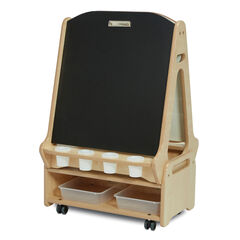 Millhouse Double Sided 2 in 1 Easel with Low Storage Trolley  hi-res