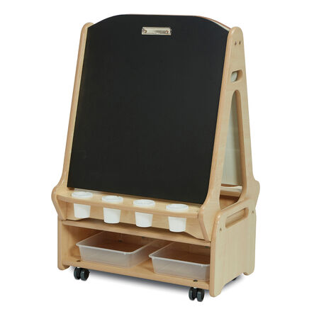 Millhouse Double Sided 2 in 1 Easel with Low Storage Trolley  hi\-res