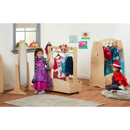 Millhouse Galaxy Role Play Dressing Up Trolley in Maple  hi\-res