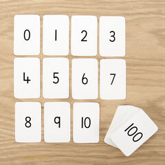 0-100 Digit Number Cards  hi-res