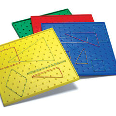 Double-sided Isometric Coloured Pinboards 12pk  hi-res
