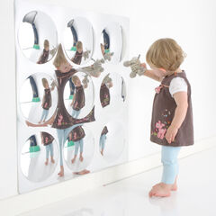 Sensory Bubble Mirror with No Frame 9 Bubble W800 x L800mm  hi-res
