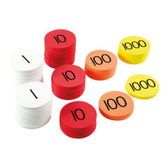 TTS Outdoor Place Value Foam Counters 80pcs  hi-res
