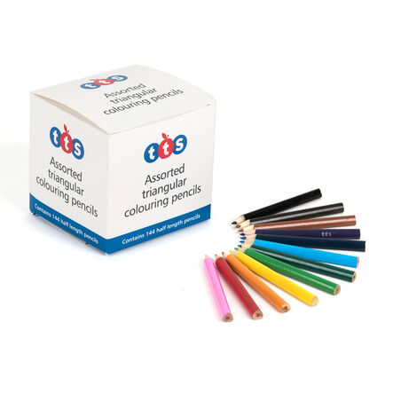 TTS Triangular Colouring Pencils 144pk  hi\-res