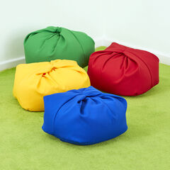 Mini Beanbag Primary Colours 4pk  hi-res