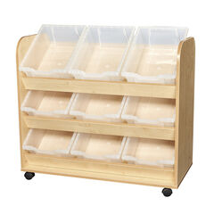 Kubbyclass Easy Access Tray Trolley 9 Trays W1000 x D460mm  hi-res