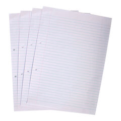 A4 Recycled Exercise Paper 8mm Ruled Margin Punched 2500pk  hi-res