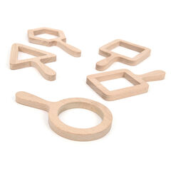Wooden Shape Viewers 5pk  hi-res