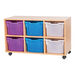 Mobile 6 Bay Unit W\/ Extra Deep Trays  hi\-res