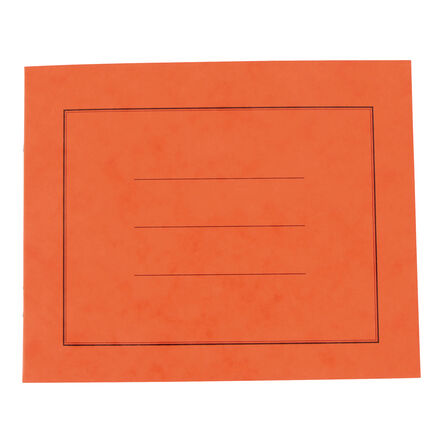 6.5\'\'x 5\'\' Exercise Book 10mm Squares Orange 24pg 50pk  hi\-res