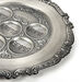 Jewish Brass Seder Plate  hi\-res