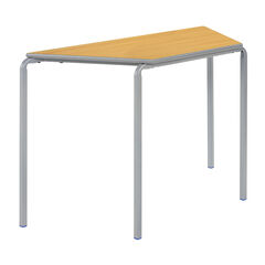 Crush Bent PU Edge Trapezoid Table  hi-res