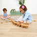 TTS Wooden Toddler Train with Building Blocks  hi\-res