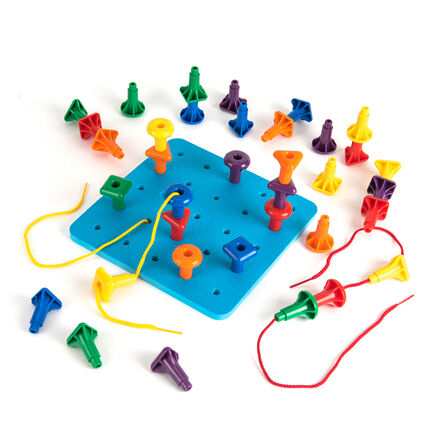 Giant Rainbow Pegs and Board  hi\-res