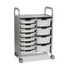 Callero Trolley 8 Shallow 4 Deep Trays  hi\-res