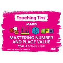 TTS Mastering Number and Place Value Activity Cards Year 3 100pk  hi-res