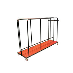 Large 13 Gym Mat Capacity Vertical Mat Trolley 2.2 x 0.55m  hi-res